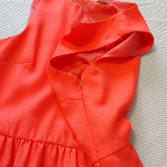 J.Crew Coral Pink Camille Dress, Sz 6 - Picture 10 of 13